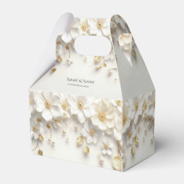 Marfil White Floral Gold Deja Caja Favorita