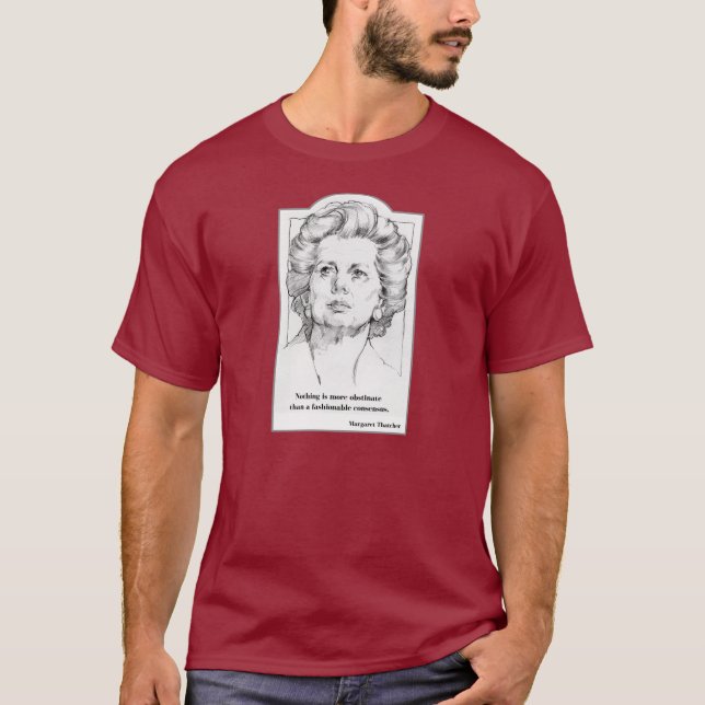 Margaret Thatcher - camiseta del consenso (Anverso)