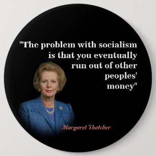 Margaret Thatcher Cita Sobre El Botón Del Socialis