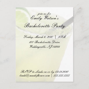 Margarita Bachelorette invitaciones