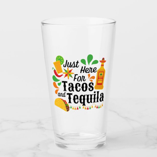 Margarita Bar Glass por Tacos & Tequila (Anverso)