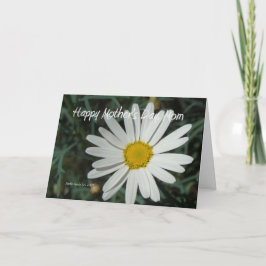 Margarita blanca - tarjeta del personalizable del