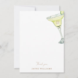 Margarita Bridal Shower Gracias Invitación