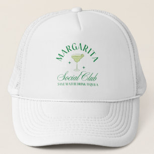 Margarita Club Social Salve agua potable gorra teq