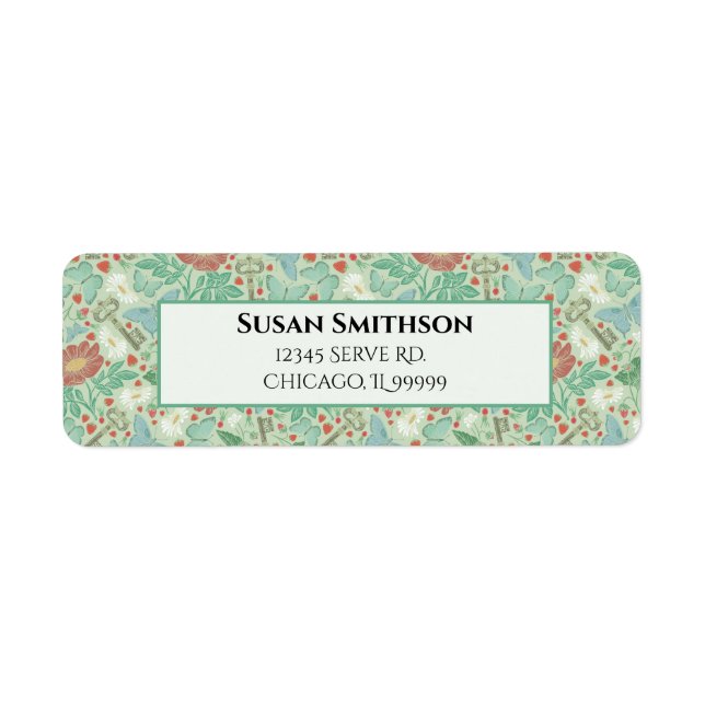 Margarita del Viejo Llave Daisy Steampunk Etiqueta (Frente)