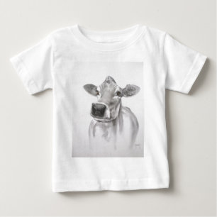 Margarita la camiseta del bebé de la vaca