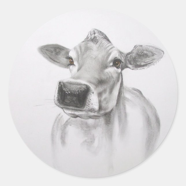 Margarita los pegatinas de la vaca (Anverso)