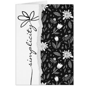 margarita negra con simplicidad de palabras