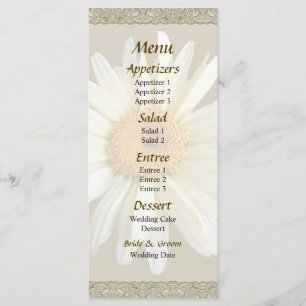 Margarita que mira para arriba que casa el menú