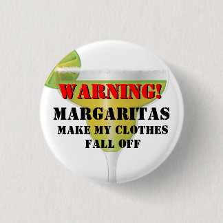 … Margaritas de cuidado y botón divertido de la