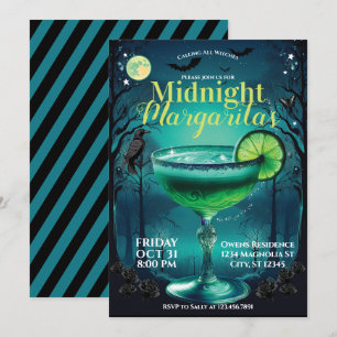 Margaritas En La Invitación De La Fiesta De Cóctel
