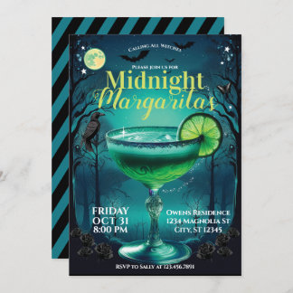 Margaritas En La Invitación De La Fiesta De Cóctel