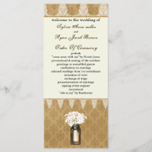 margaritas en tarro de albañil, programa de bodas