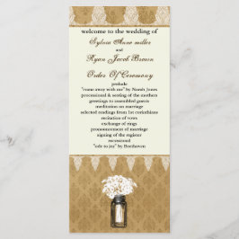 margaritas en tarro de albañil, programa de bodas