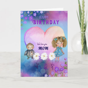 Margaritas, Esperanza Fe Amor Tarjeta de Cumpleaño