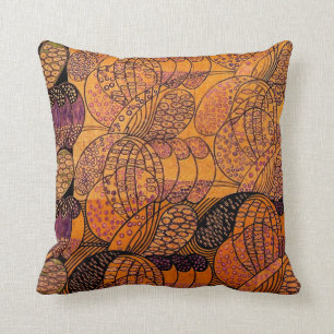 Margaritas estilizadas del vintage - almohada