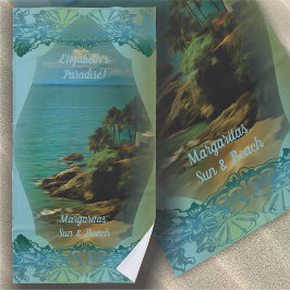 Margaritas, Sun & Beach 0026 toalla de playa