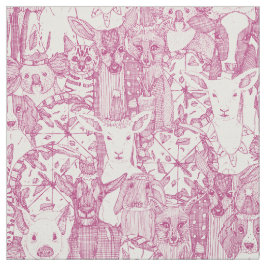 margherita menagerie pizza fiesta tela rosa berry