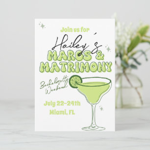 Margs y matrimoniales invitación itinerario desped