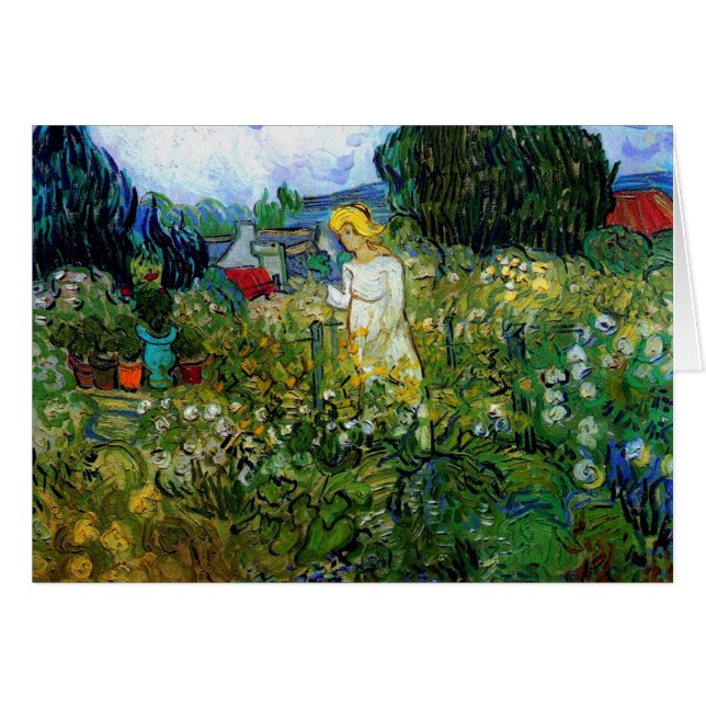 Marguerite Gachet en el Bella Artes Garden Van Gog (Anverso (Horizontal))