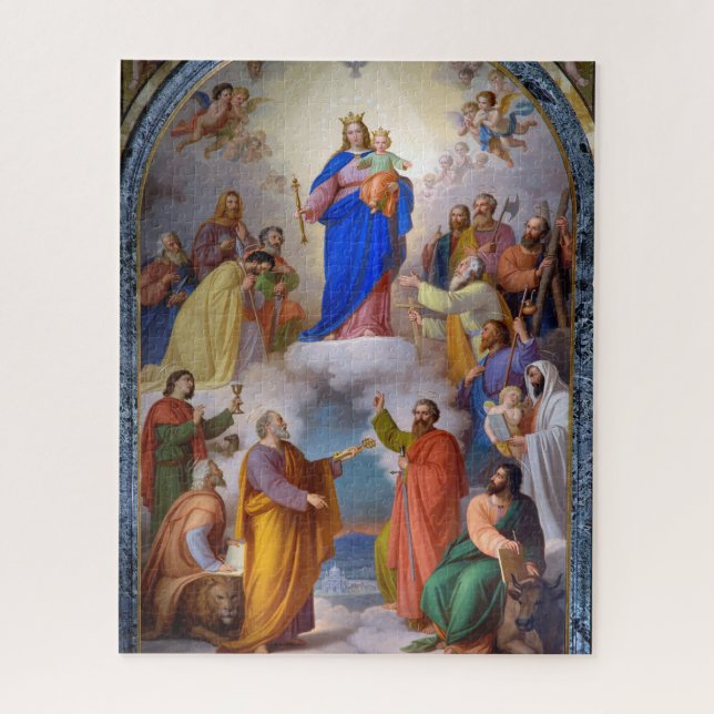 María, ayuda de los cristianos rompecabezas (Vertical)