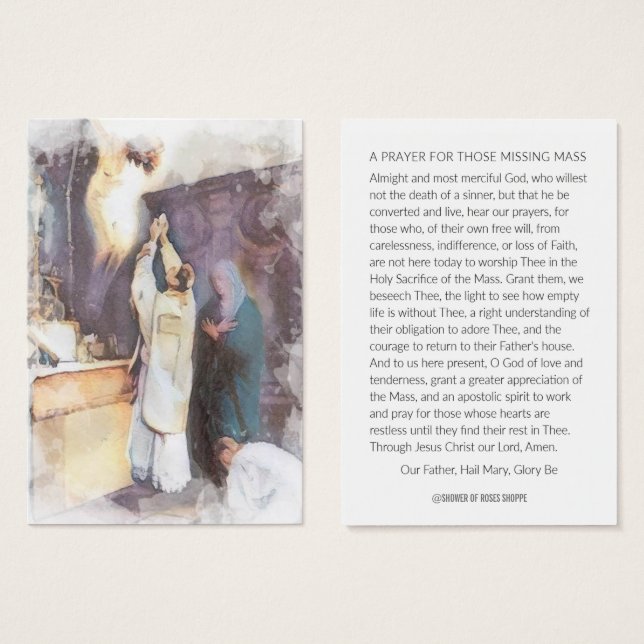 María de la Virgen de la Oración Masiva Religiosa (Anverso y reverso)