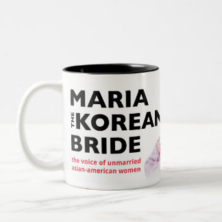 Maria la taza coreana de la novia