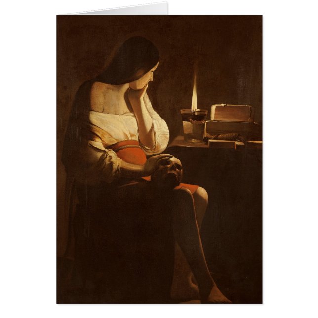 Maria Magdalena con una luz de la noche, 1630-35 (Frente)