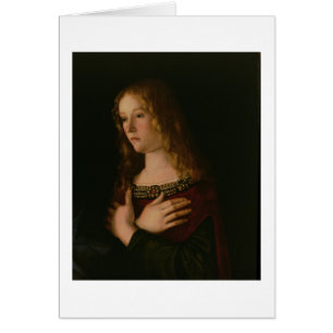 Maria Magdalena, detalle de la Virgen y del niño