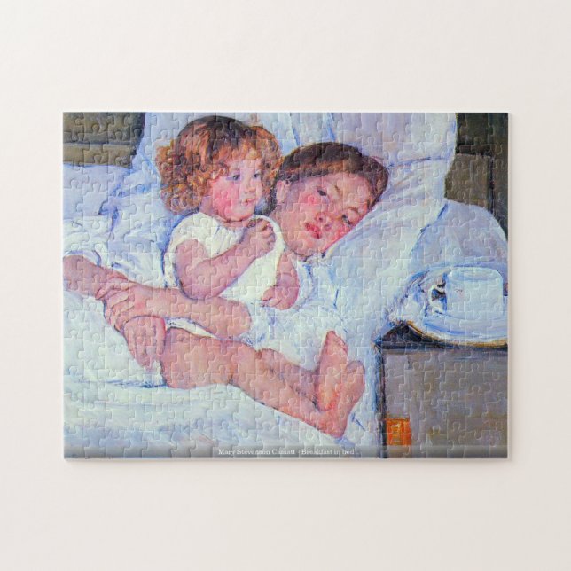 Maria Stevenson Cassatt - desayune en rompecabezas (Horizontal)