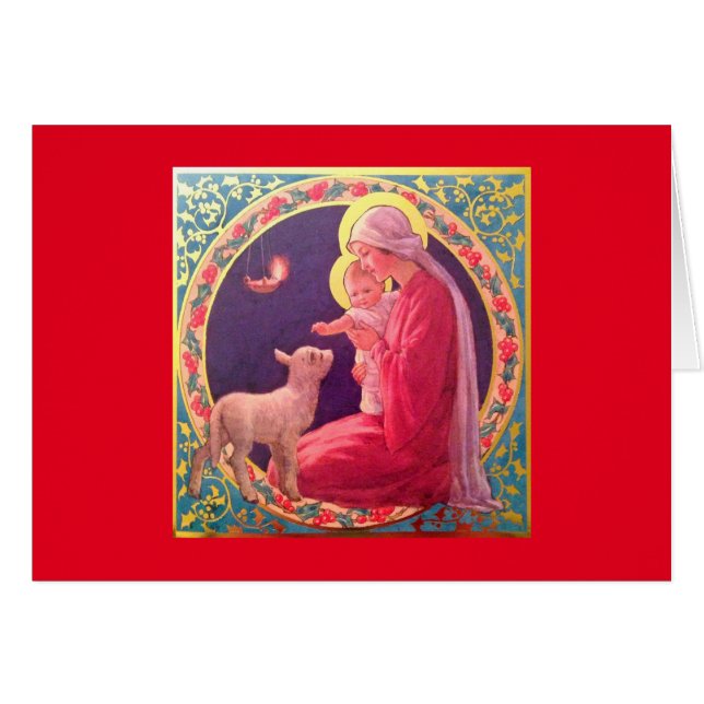 Maria y el bebé Jesús (Anverso (Horizontal))