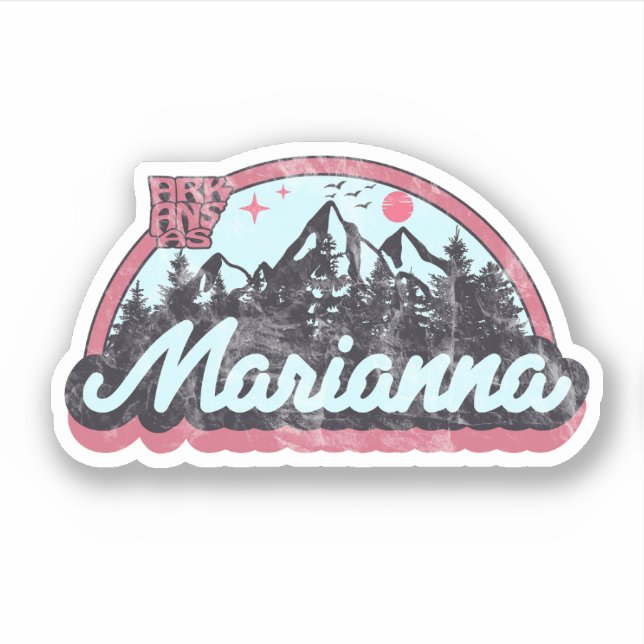 Marianna, Arkansas  Pegatina (Anverso)