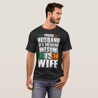 Marido orgulloso de la camiseta irlandesa
