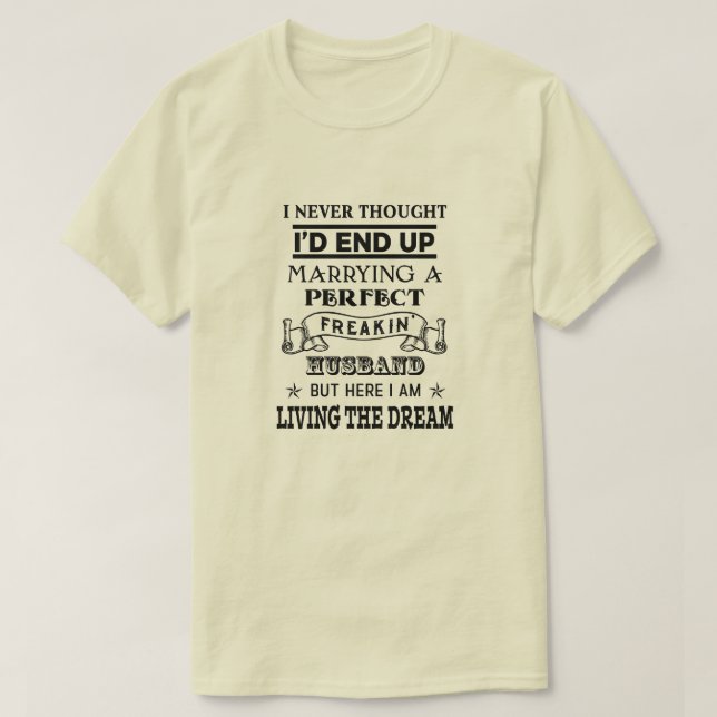 Marido perfecto - Camiseta básica (Diseño del anverso)