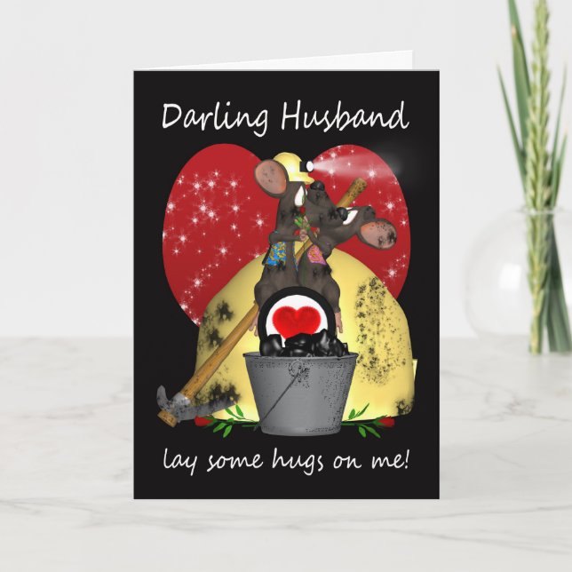 Marido - tarjeta del el día de San Valentín de los (Anverso)