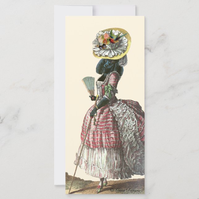 Marie Antionette Black Poodle Costume del siglo XV (Anverso)