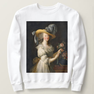 Marie Antoinette con sudadera de rosa