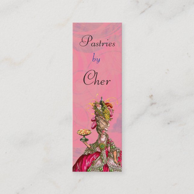 Marie Antoinette Déjalos Comer Tarjeta De Negocios (Anverso)