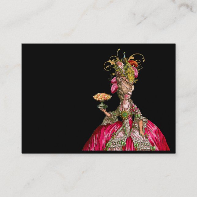 Marie Antoinette Déjalos Comer Tarjetas De Negocio (Anverso)