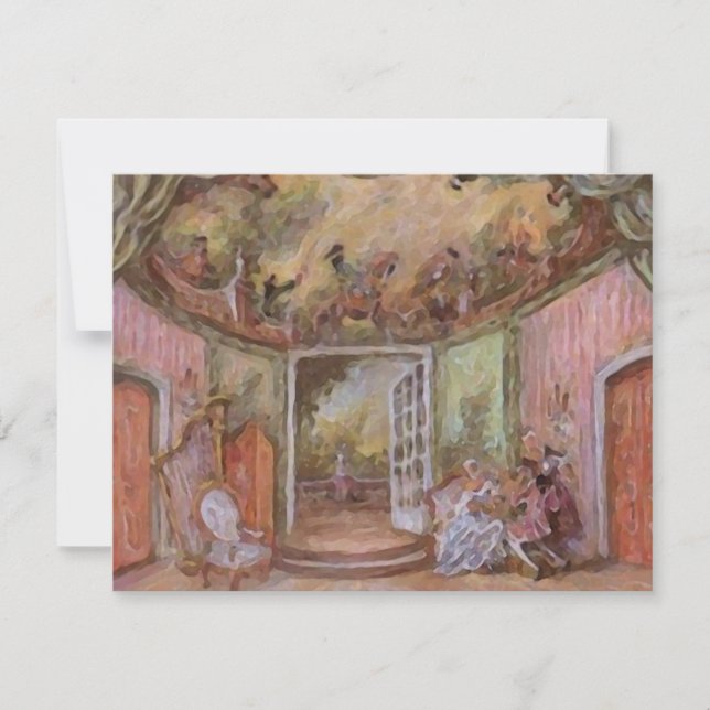 Marie Antoinette Dream Fiesta ~ Invitaciones / RSV (Anverso)