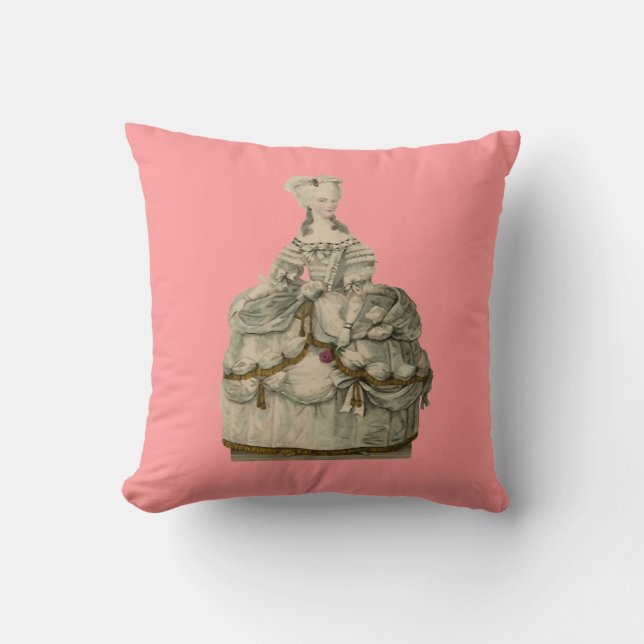 Marie Antoinette en almohada de vestir extravagant (Anverso)