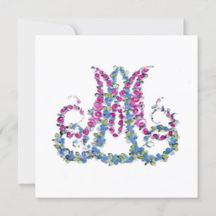 Marie Antoinette en Flores ~ Invitaciones