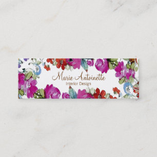 Marie Antoinette en Flores ~ Tarjetas de visita