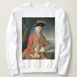 Marie Antoinette en sudadera con chaqueta roja