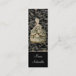 Marie Antoinette Extravagant Vestido ~ Tarjeta de