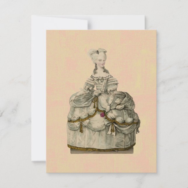 Marie Antoinette ~ Invitaciones (Anverso)
