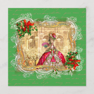 Marie Antoinette Navidades Versalles Invitación