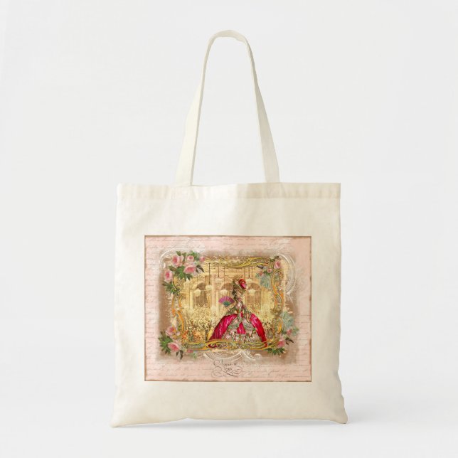 Marie Antoinette Versailles Fiesta Rosa Bolsa (Frente)