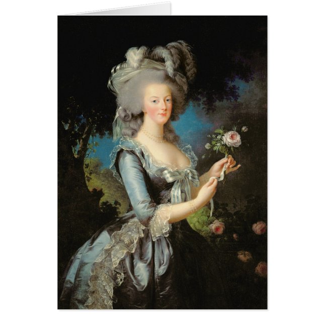 Marie Antonieta con un color de rosa, 1783 (Frente)