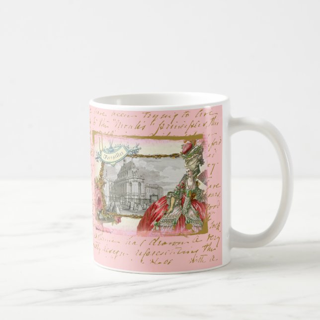 Marie Antonieta en la taza de Versalles (Derecha)